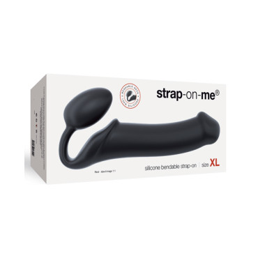 Strap On Me Silicone Bendable Strapless Strap On Xlarge - Black
