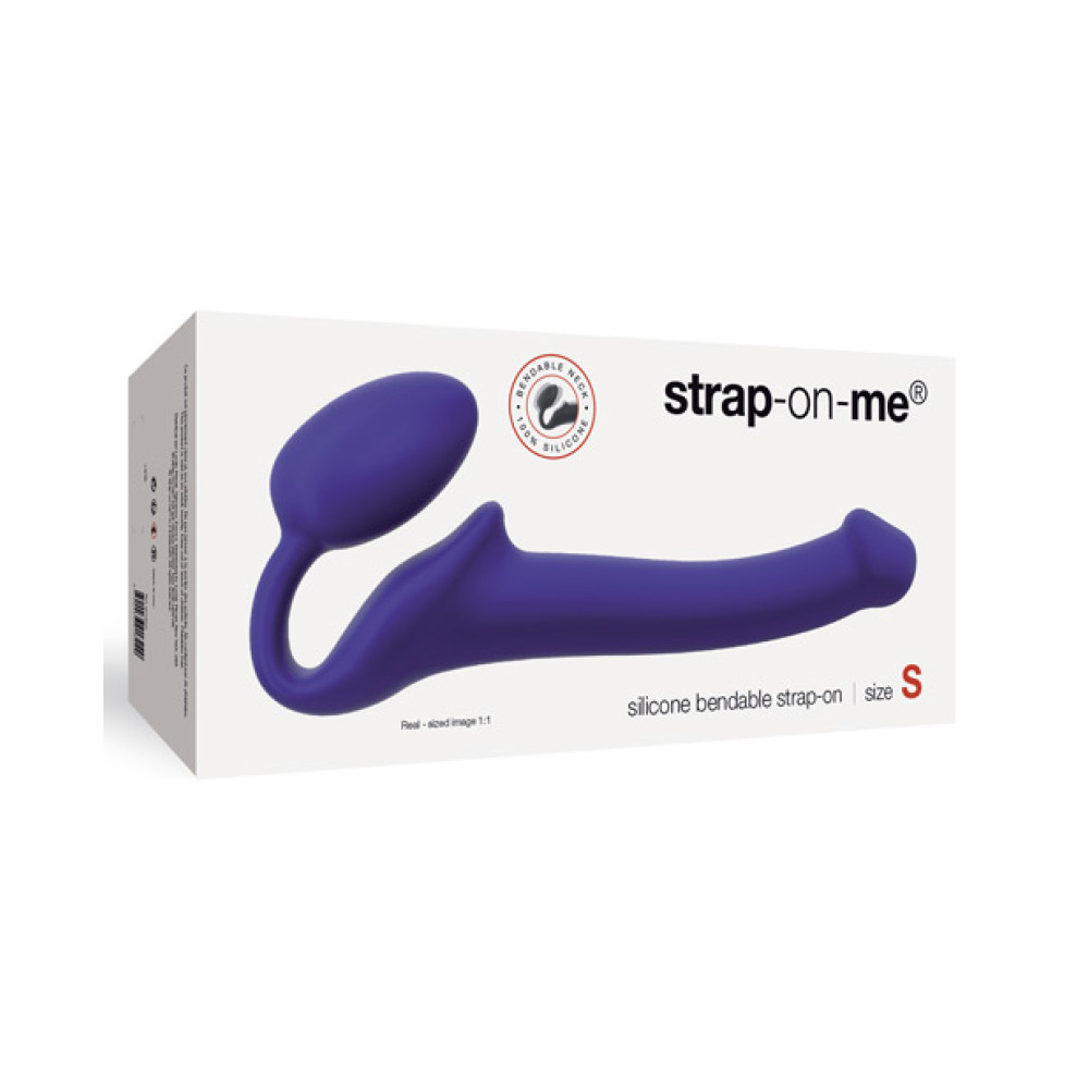 Strap On Me Silicone Bendable Strapless Strap On Small - Purple
