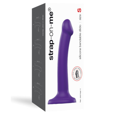 Strap On Me Silicone Bendable Dildo Small - Purple