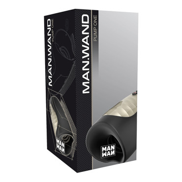 Man Wand Pump One Masturbator-  Black