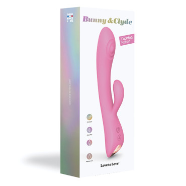 Love to Love Bunny & Clyde Tapping Rabbit - Pink Passion
