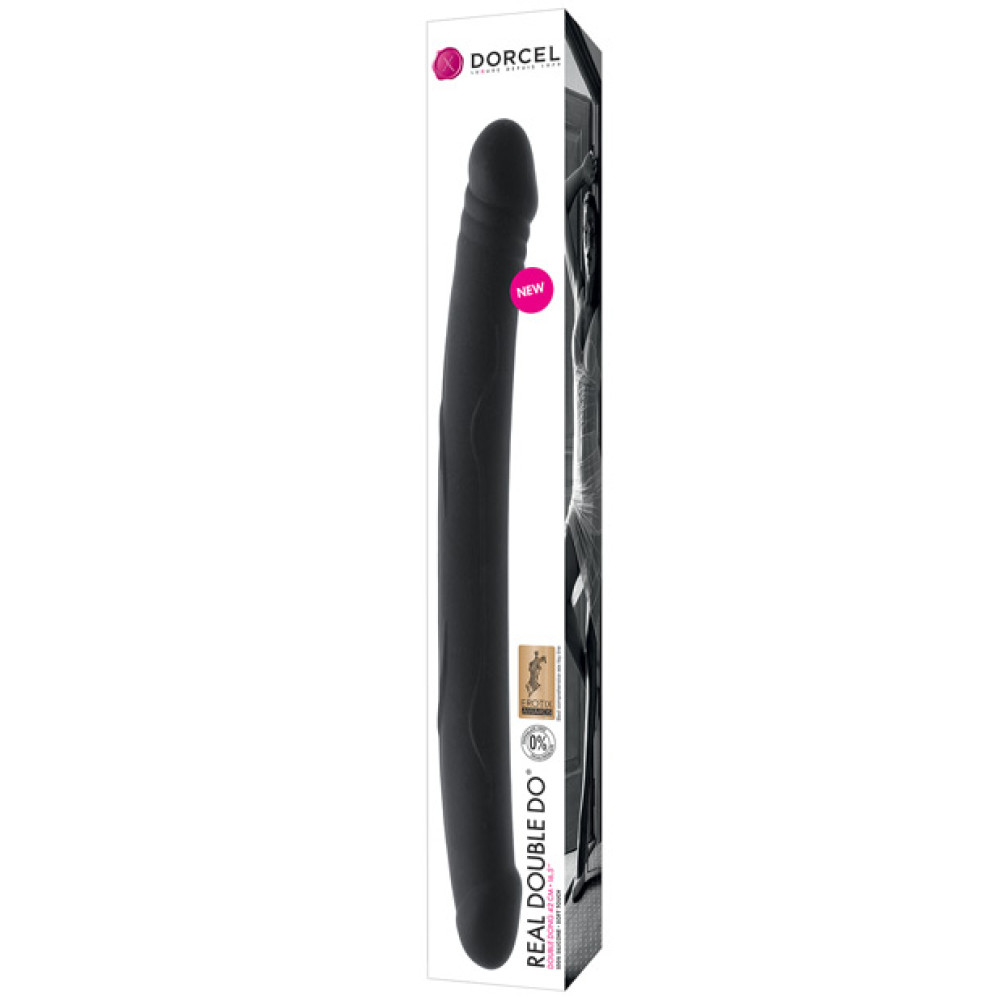 Dorcel Real Double Do 16.5" Dong - Black