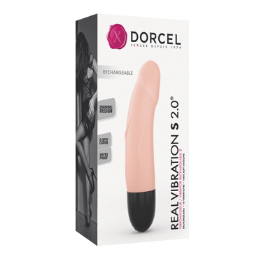 Dorcel Real Vibrations S 6" Rechargeable Vibrator - Flesh