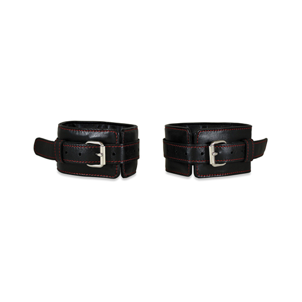 Sultra Lambskin Ankle Cuffs - Black