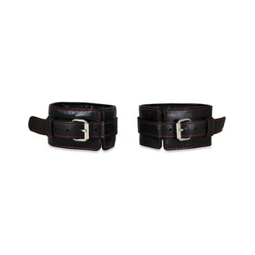 Sultra Lambskin Ankle Cuffs - Black