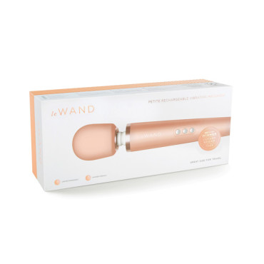 Le Wand Petite Rechargeable Vibrating Massager - Rose Gold