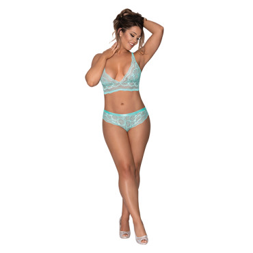 Seabreeze Strappy Back Cami & Short Turquoise L/XL