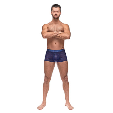 Diamond Mesh Mini Short Blue LG