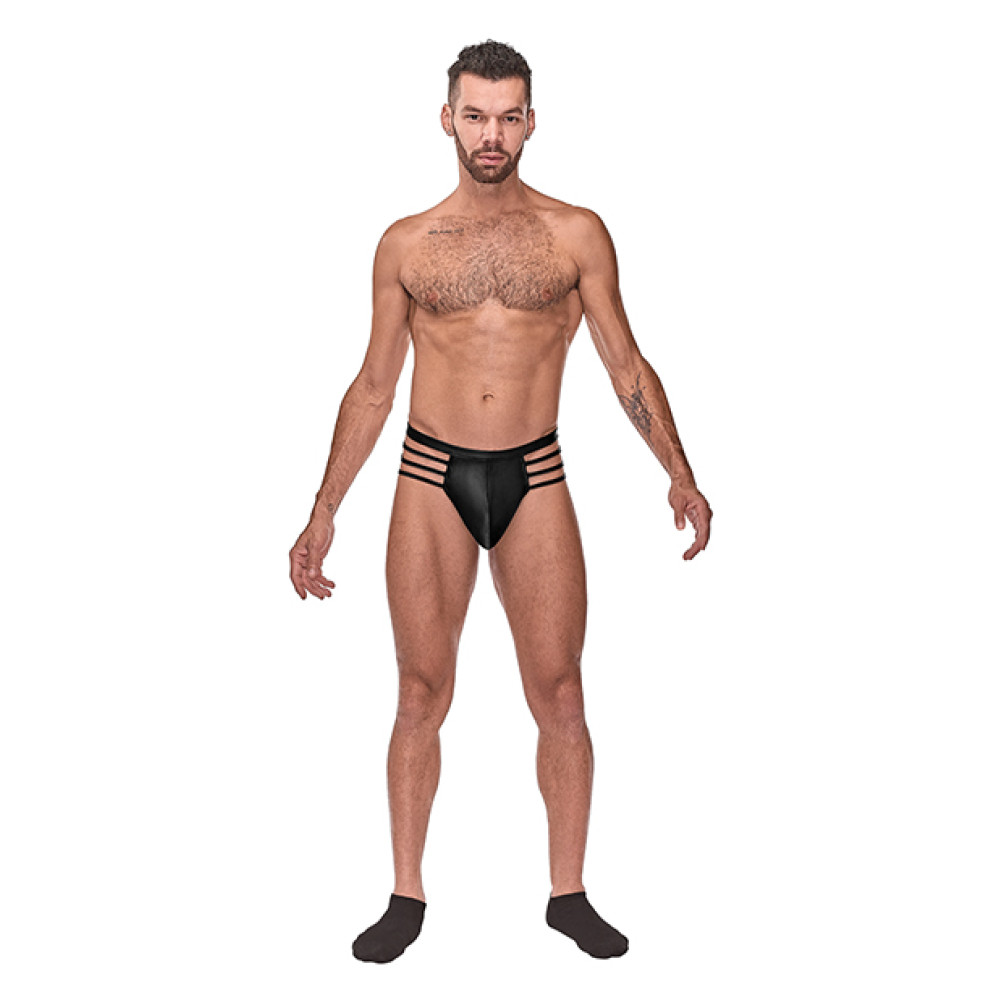 Cage Matte Cage Thong Black L/XL