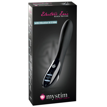 Mystim Electric Eric eStim Vibrator Black Edition - Black