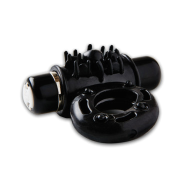Nu Sensuelle Bullet Ring Cockring 7 Function - Black