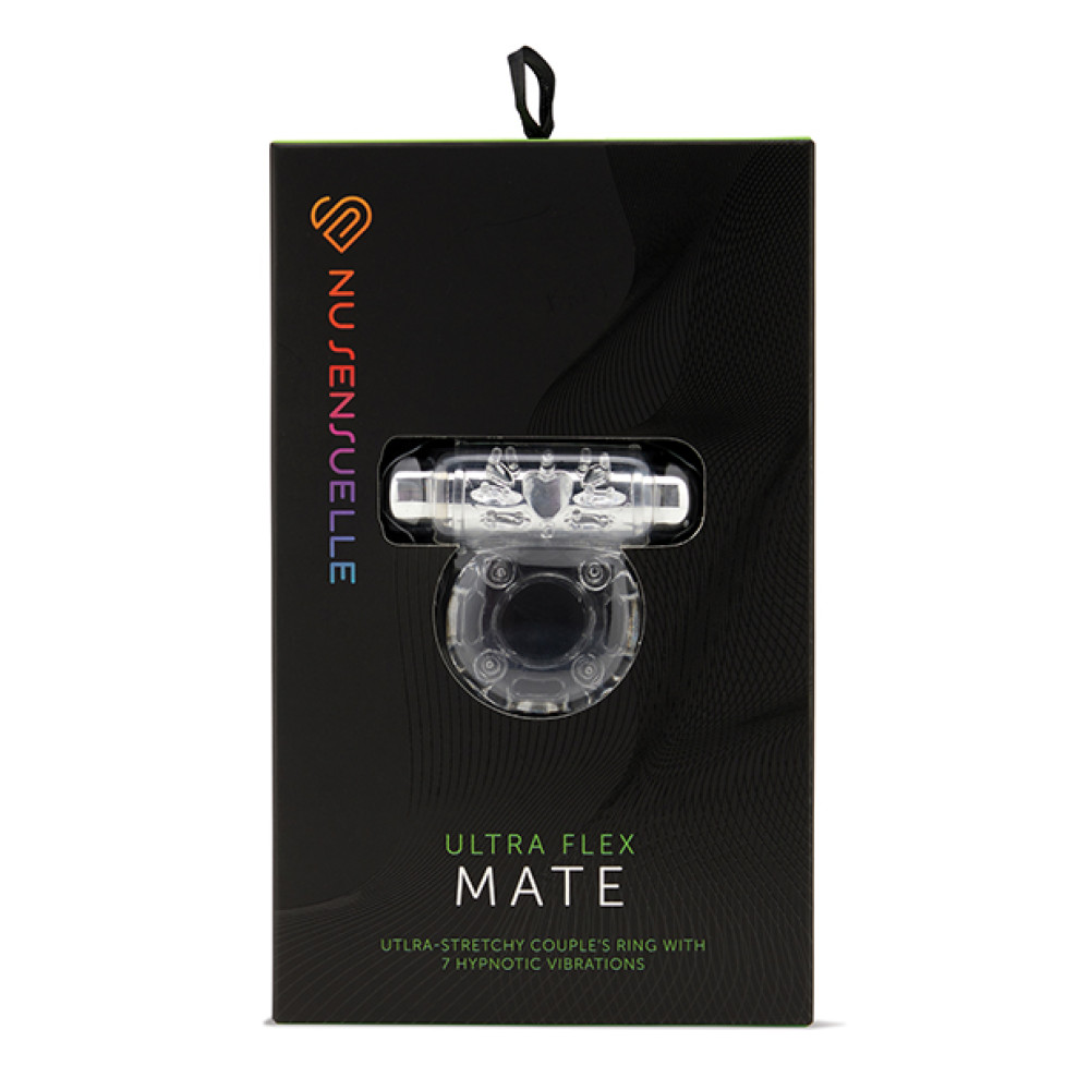 Nu Sensuelle Bullet Ring Cockring 7 Function - Clear
