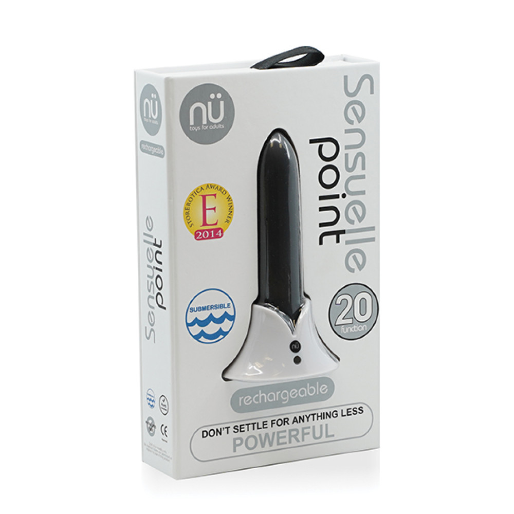 Nu Sensuelle Point Rechargeable Bullet - Black