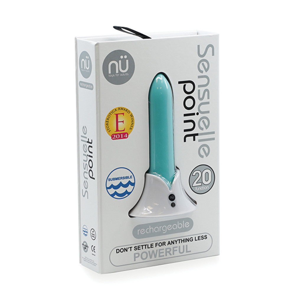 Nu Sensuelle Point Rechargeable Bullet - Teal Blue
