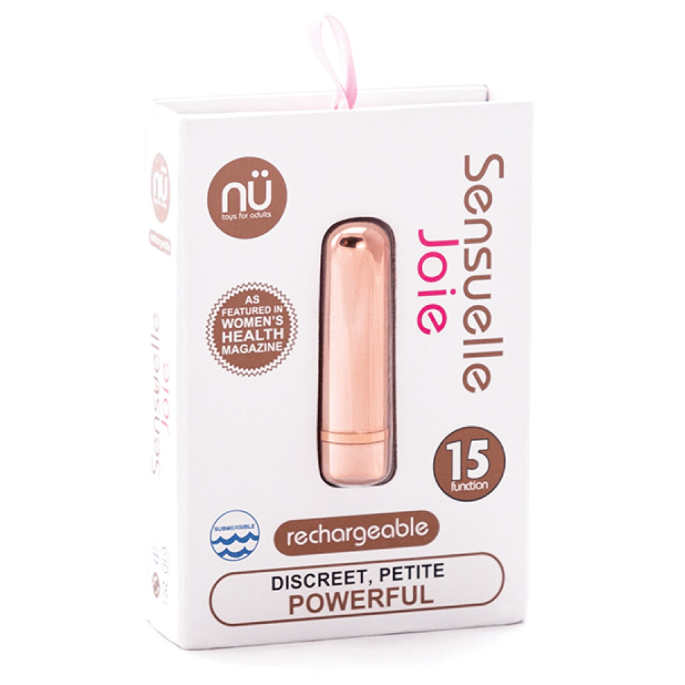 Nu Sensuelle Joie Bullet in Gift Box - 15 Function Rose Gold Nu Sensuelle Joie Bullet in Gift Box - 15 Function Rose Gold