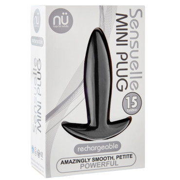 Nu Sensuelle Mini Butt Plug - Black