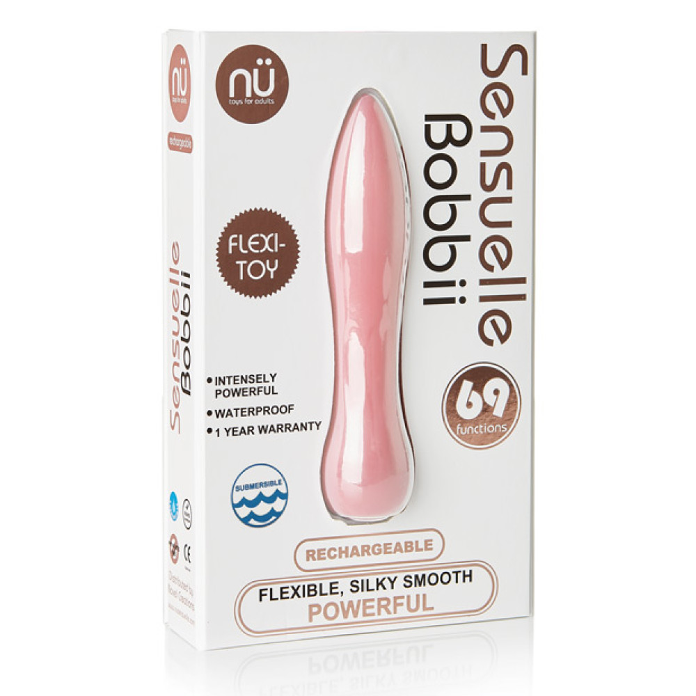 Nu Sensuelle Bobbii Flexible Vibe - 69 Function Millennial Pink Nu Sensuelle Bobbii Flexible Vibe - 69 Function Millennial Pink