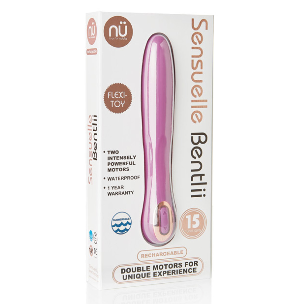 Nu Sensuelle Bentlii 2 Motors Flexible Vibe - Orchid Purple