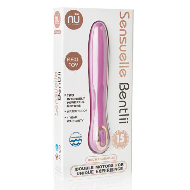 Nu Sensuelle Bentlii 2 Motors Flexible Vibe - Orchid Purple