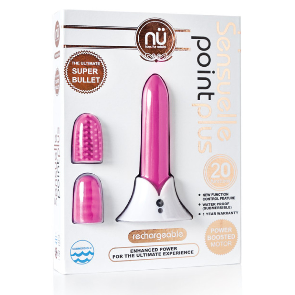 Nu Sensuelle Point Plus Rechargeable Bullet - Pink