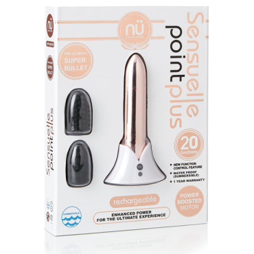 Nu Sensuelle Point Plus Rechargeable Bullet - Rose Gold