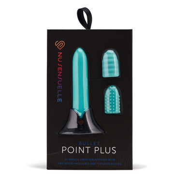 Nu Sensuelle Point Plus Rechargeable Bullet - Tiffany Blue
