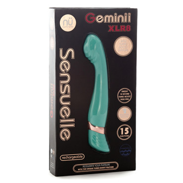 Nu Sensuelle Geminii XLR8 Turbo Boost G Spot - Electric Blue