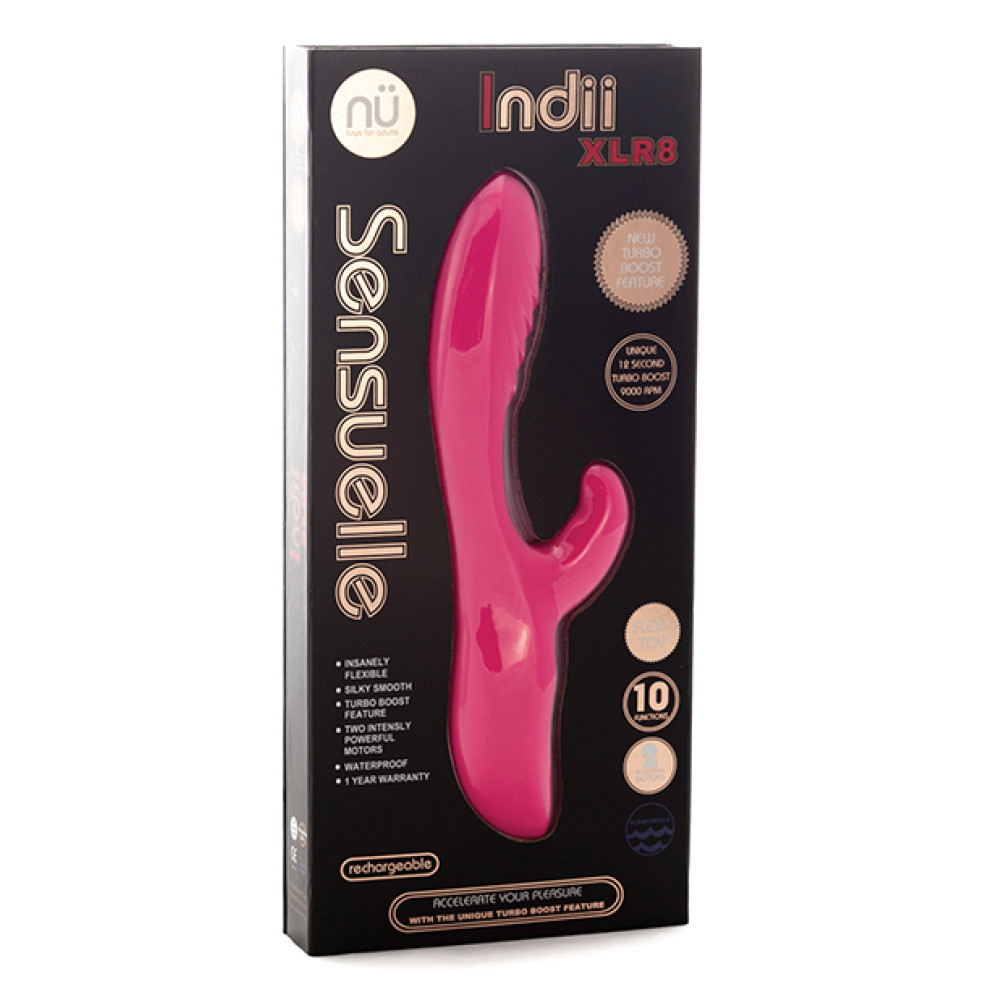 Nu Sensuelle Indii Rabbit XLR8 Turbo Boost - Pink