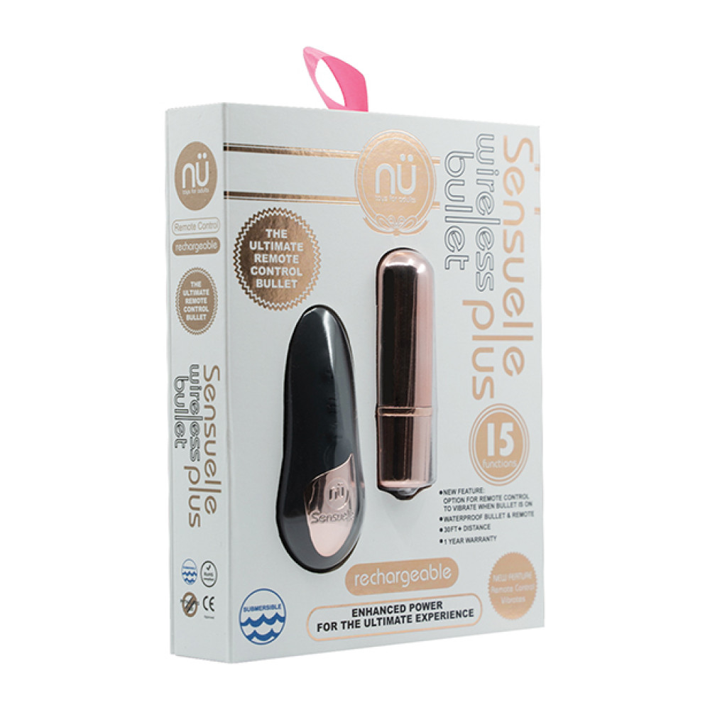 Nu Sensuelle Remote Control Wireless Bullet Plus - Rose Gold Nu Sensuelle Remote Control Wireless Bullet Plus - Rose Gold