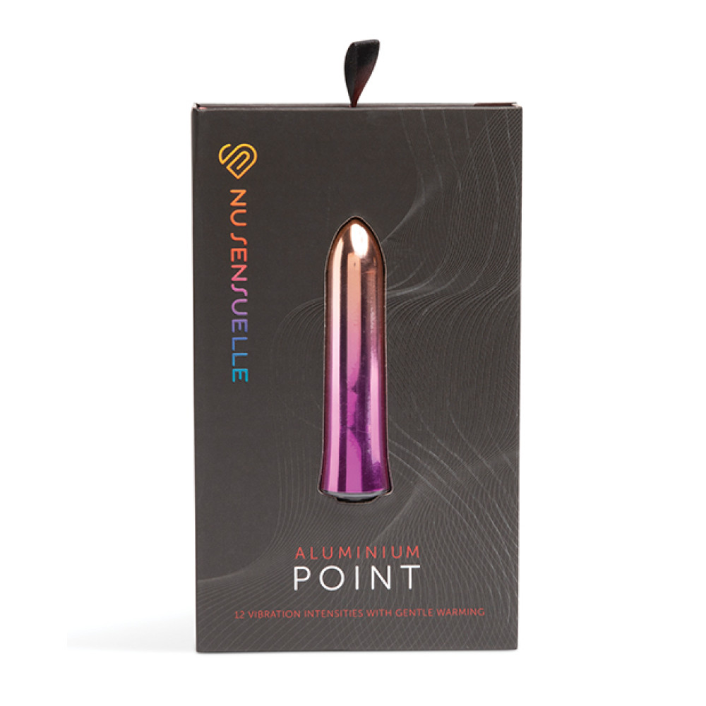 Nu Sensuelle Aluminium Point Rechargeable Bullet - Multicolor Nu Sensuelle Aluminium Point Rechargeable Bullet - Multicolor