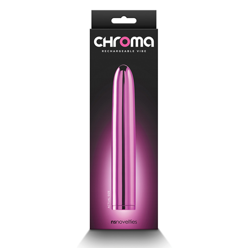 Chroma 7" Rechargeable Vibe - Pink