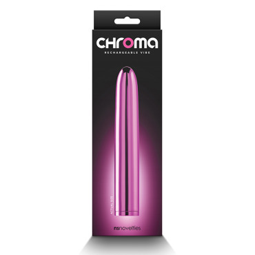 Chroma 7" Rechargeable Vibe - Pink