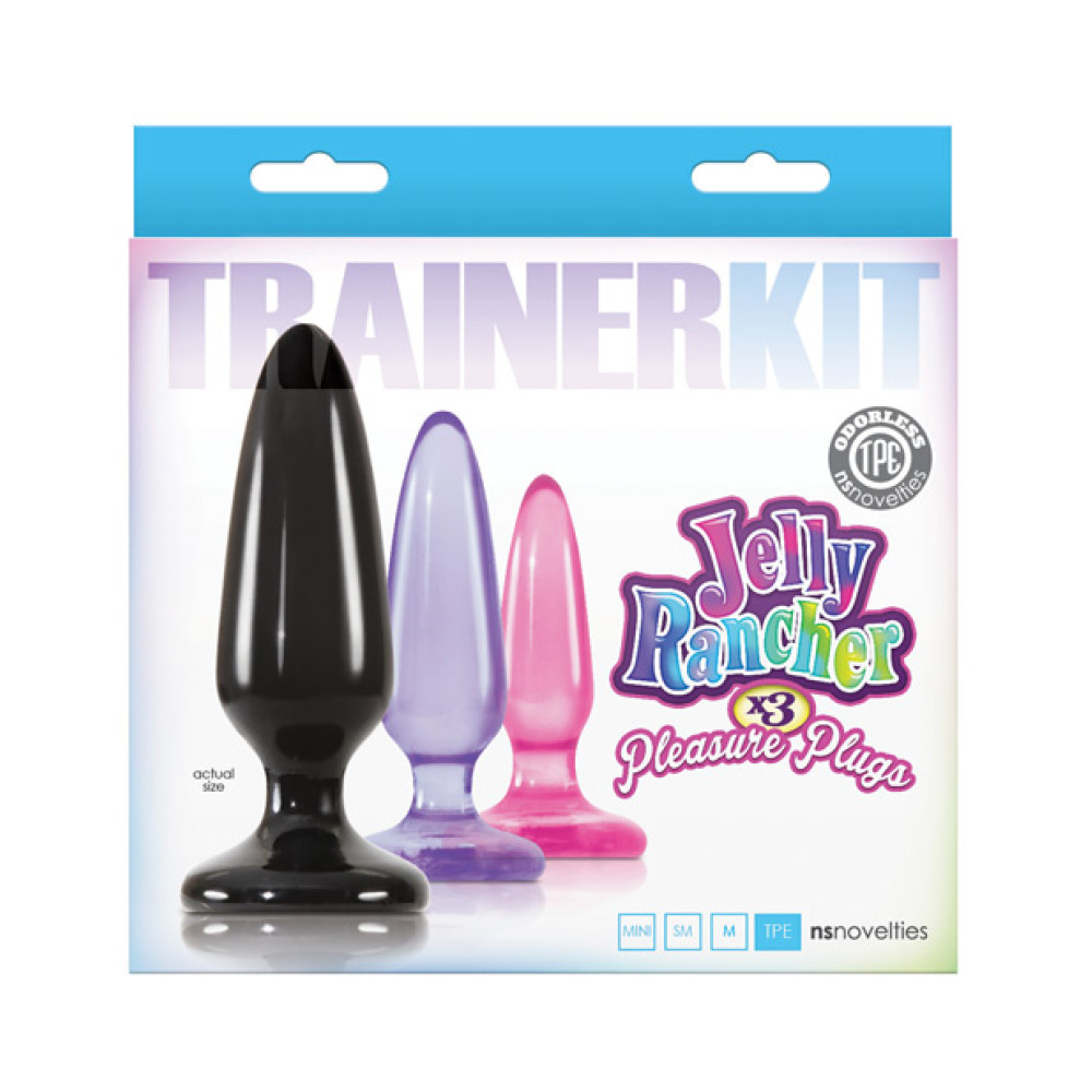 Jelly Rancher Butt Plug Trainer Kit - Multicolor