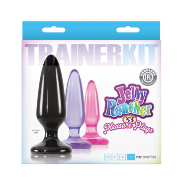Jelly Rancher Butt Plug Trainer Kit - Multicolor