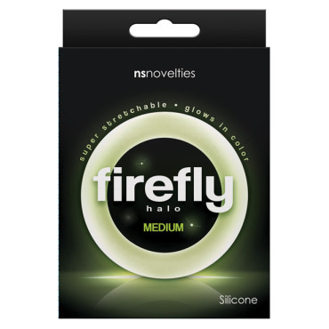 Firefly Halo Medium Cockring - Clear