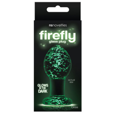 Firefly Clear Glass Plug Medium - Glow
