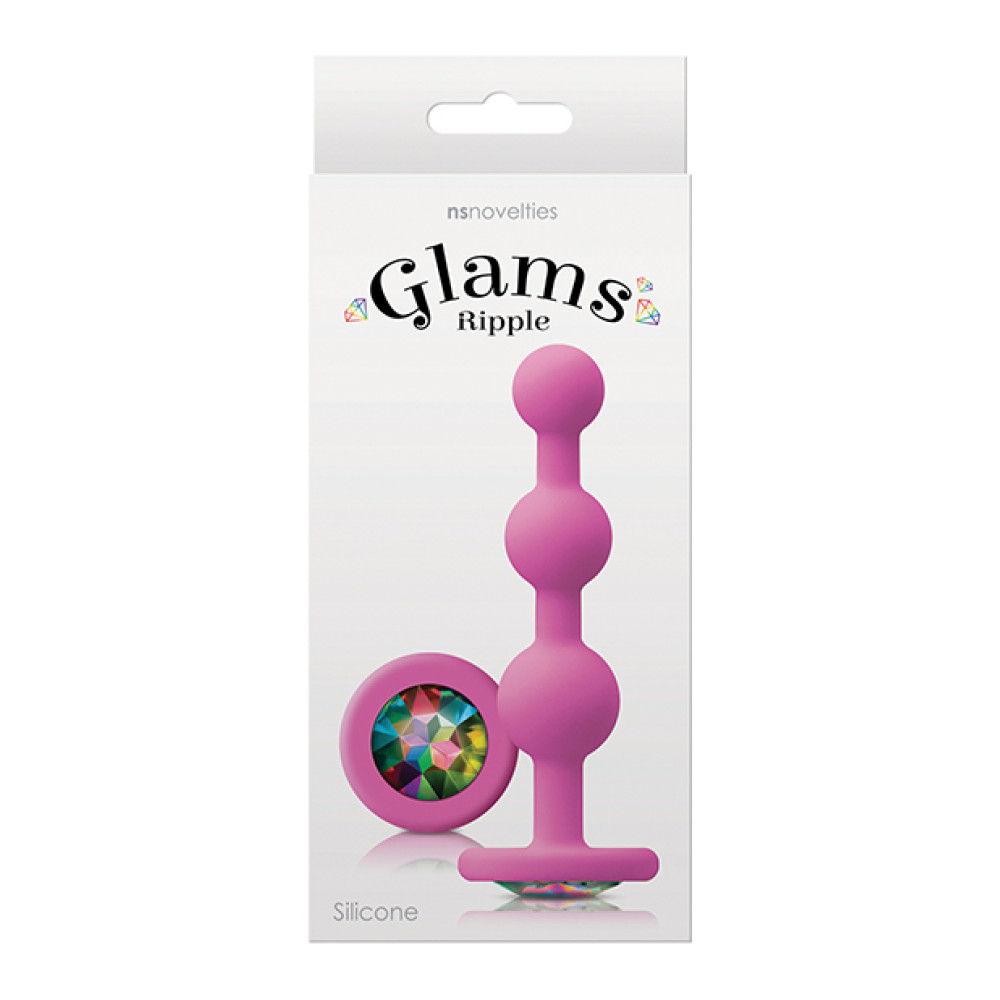 Glams Ripple Rainbow Gem - Pink