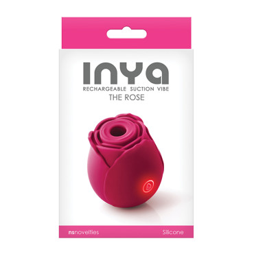 INYA The Rose Rechargeable Suction Vibe - Red