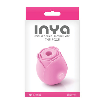 INYA The Rose Rechargeable Suction Vibe - Pink