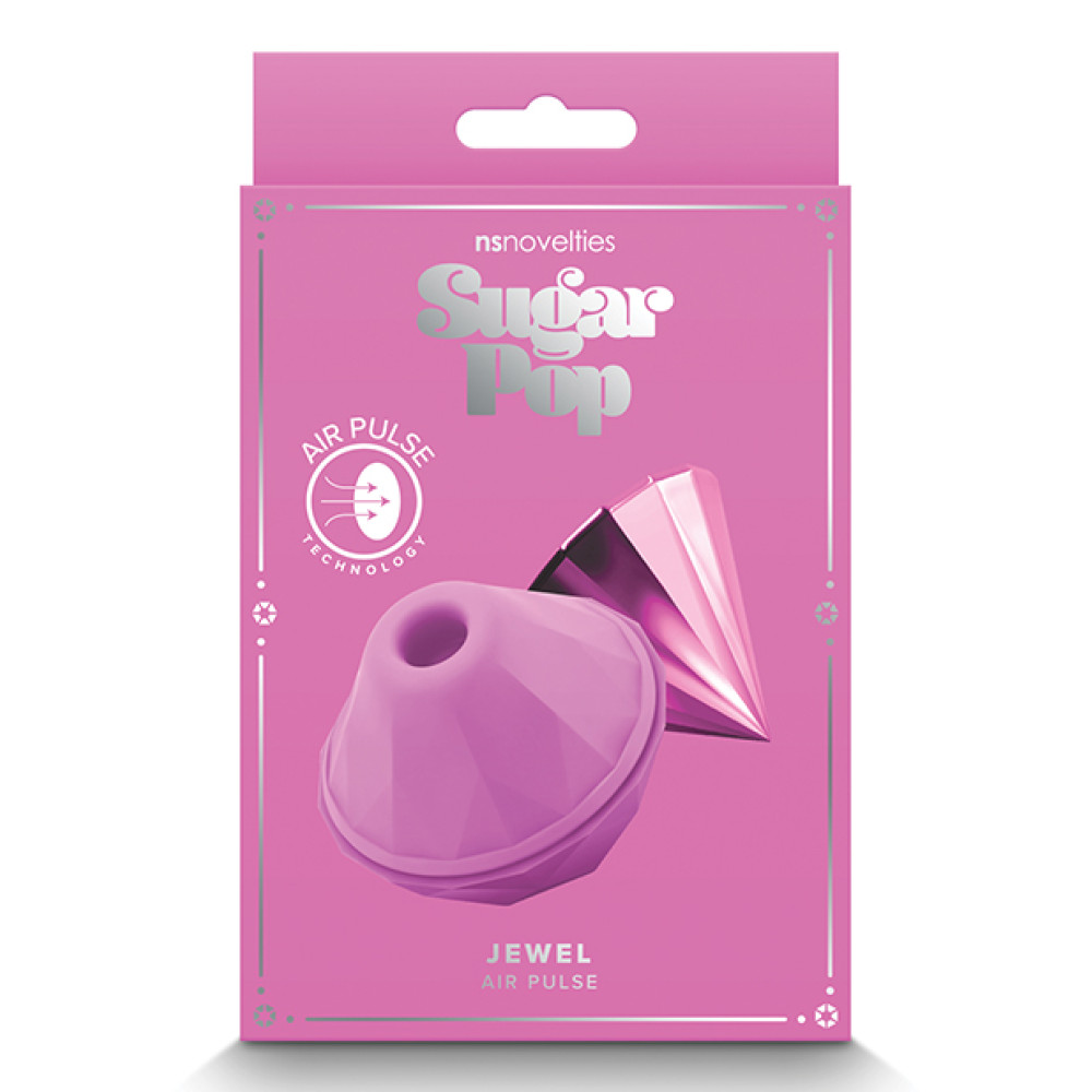 Sugar Pop Jewel Air Pulse Vibrator - Pink