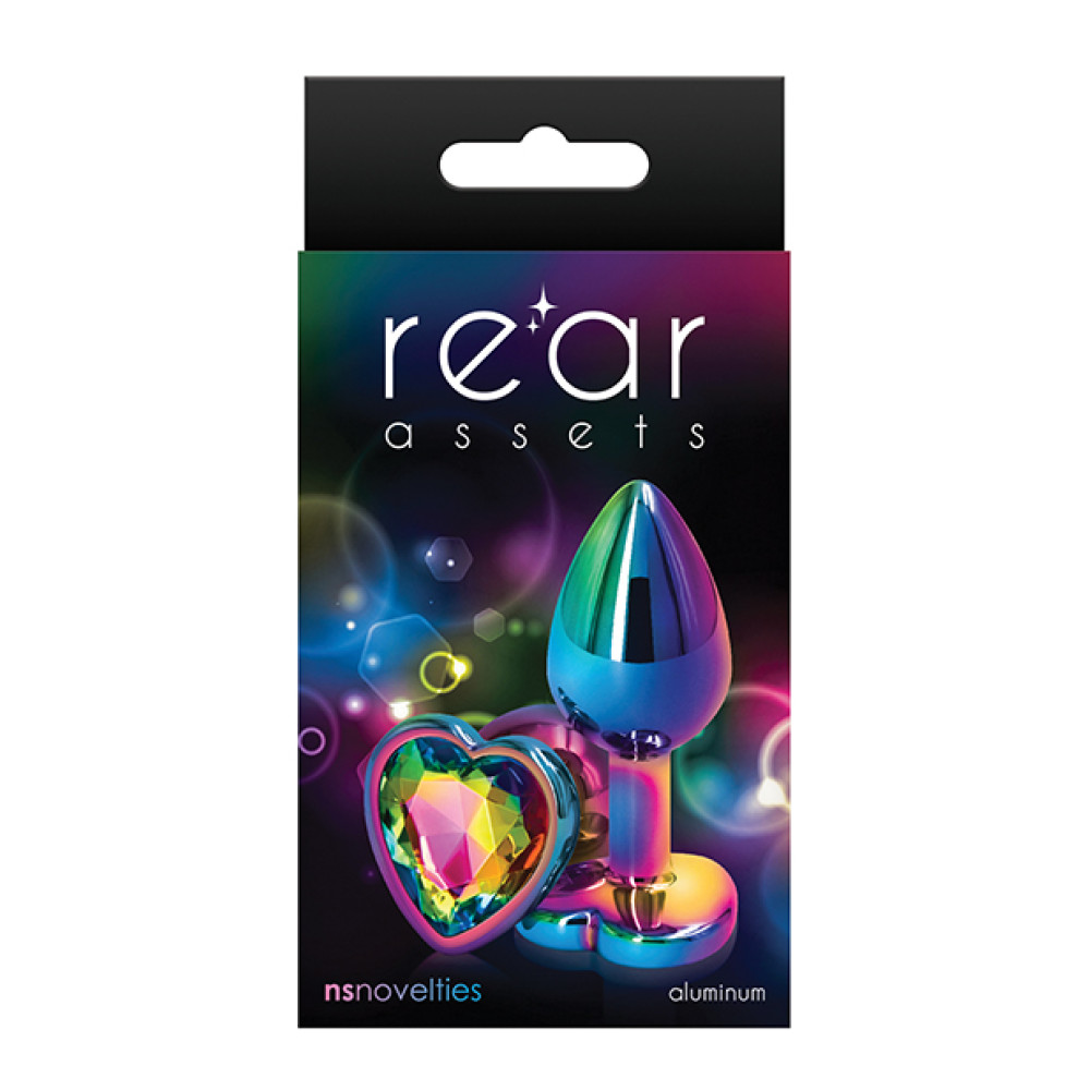 Rear Assets Multicolor Heart Small - Rainbow