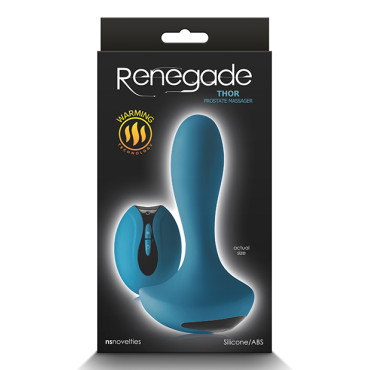 Renegade Thor Prostate Massager w/Remote - Teal