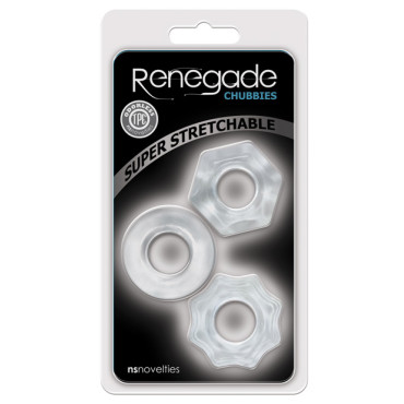 Renegade Chubbies 3 pack - Clear