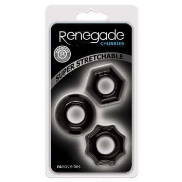 Renegade Chubbies - Black Pack of 3
