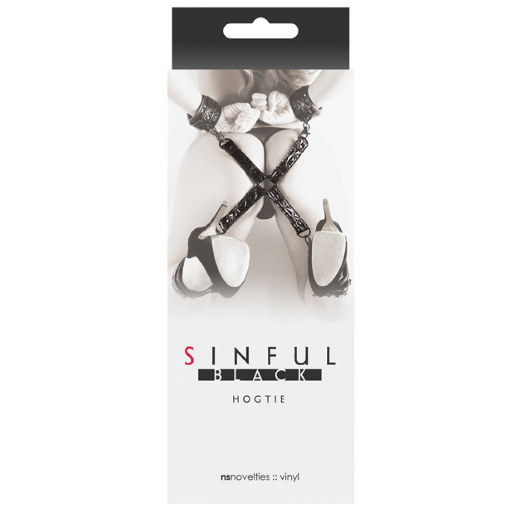 Sinful Hogtie - Black