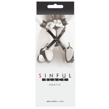 Sinful Hogtie - Black