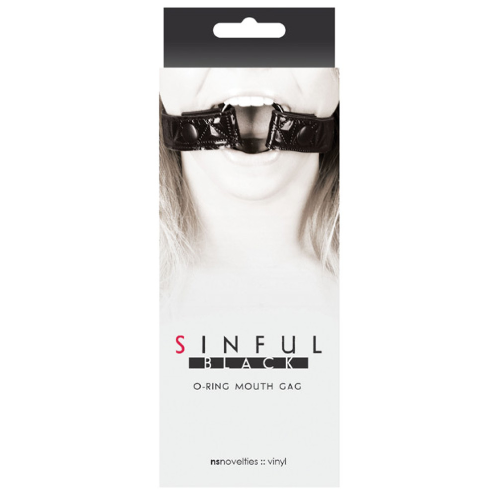 Sinful O Ring Mouth Gag - Black