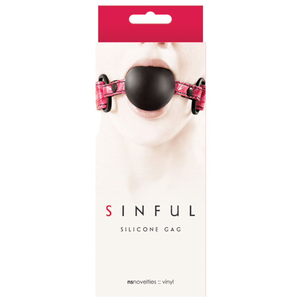 Sinful Soft Silicone Gag - Pink