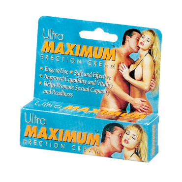 Ultra Maximum Erection Cream - .5 oz