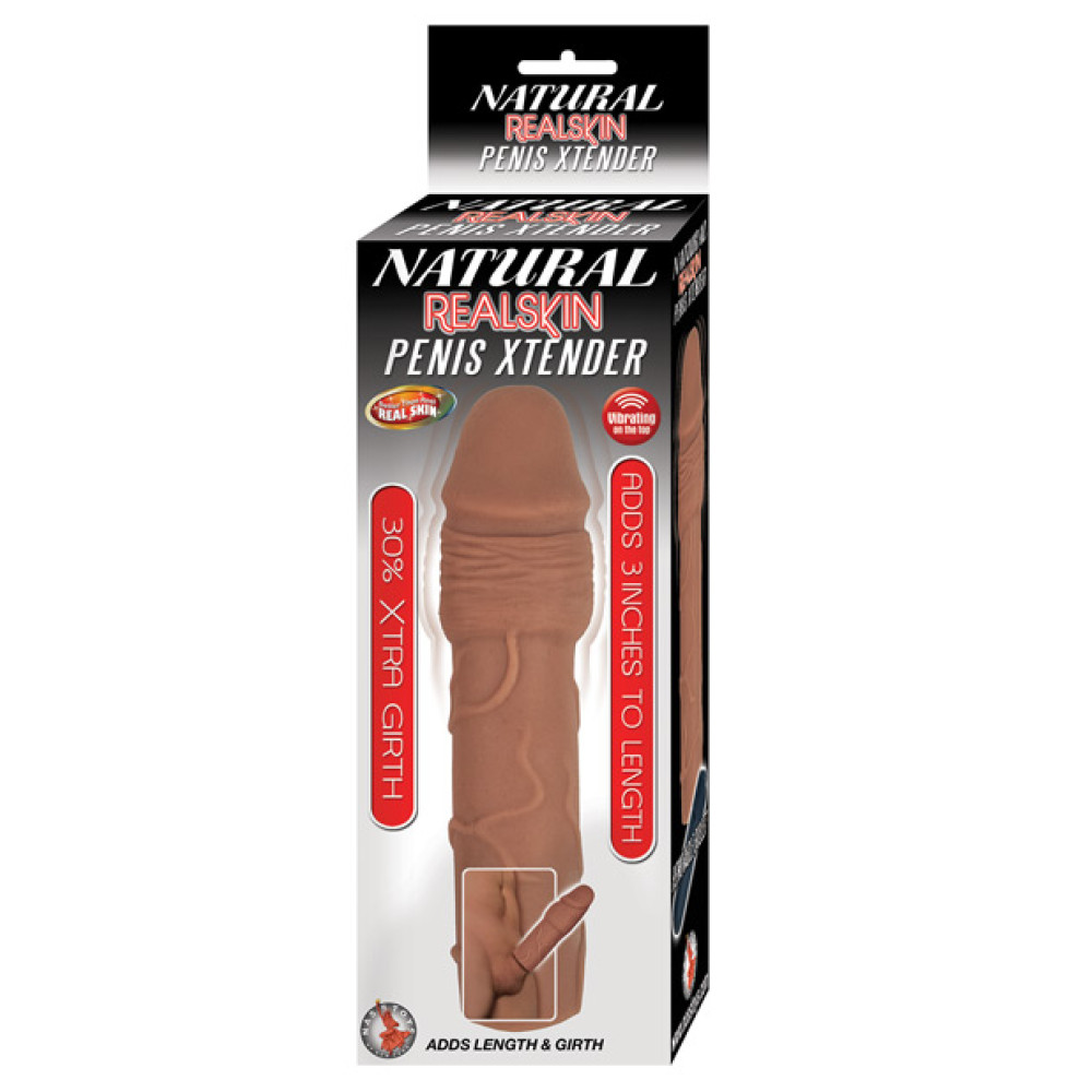 Natural Realskin Penis Extender - Brown